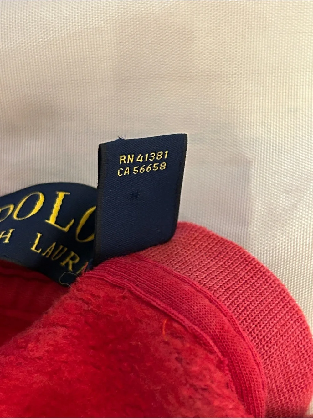Polo Ralph Lauren bold red